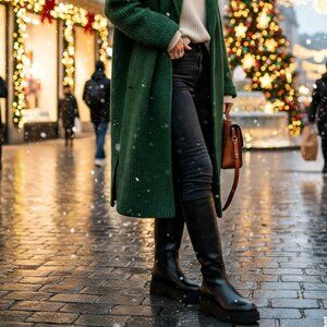 & other stories tall leather chelsea boots